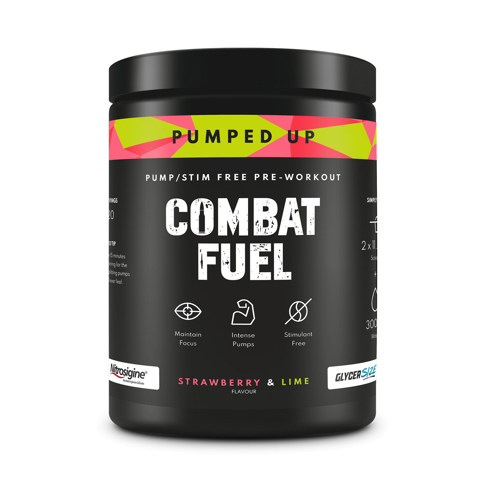 Combat Fuel PumpedUp V2 Strom Sports Nutrition