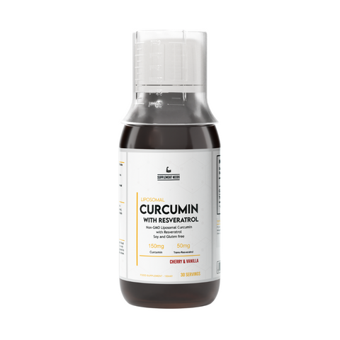 SUPPLEMENT NEEDS - LIPOSOMAL CURCUMIN WITH RESVERATROL - 180ML