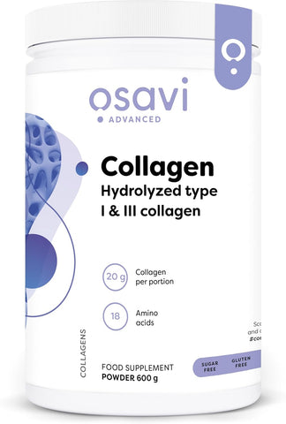 Osavi Collagen Peptides - Hydrolyzed Type 1 & 3 - 600 Grams