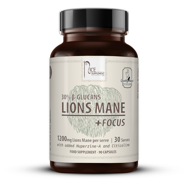 LIONS MANE + FOCUS // 90 capsules