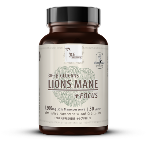 LIONS MANE + FOCUS // 90 capsules