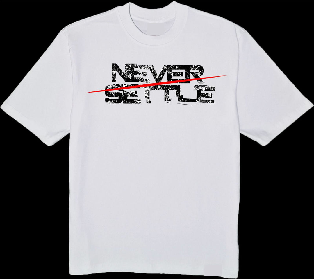 NEVER SETTLE Heavy Oversized T-Shirt