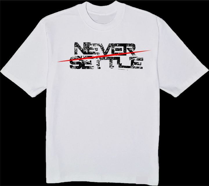 NEVER SETTLE Heavy Oversized T-Shirt