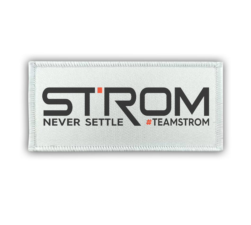 STROM NEVER SETTLE Patch