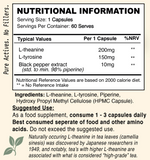 NICE SUPPLEMENTS CO L-THEANINE+ - 60 capsules