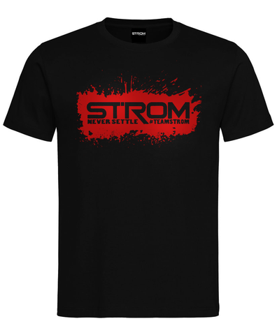 STROM #NEVER SETTLE - HEAVY DUTY T-SHIRT