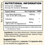 NICE SUPPLEMENTS CO LIONS MANE+ - 90 capsules
