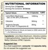 NICE SUPPLEMENTS CO LIONS MANE+ - 90 capsules